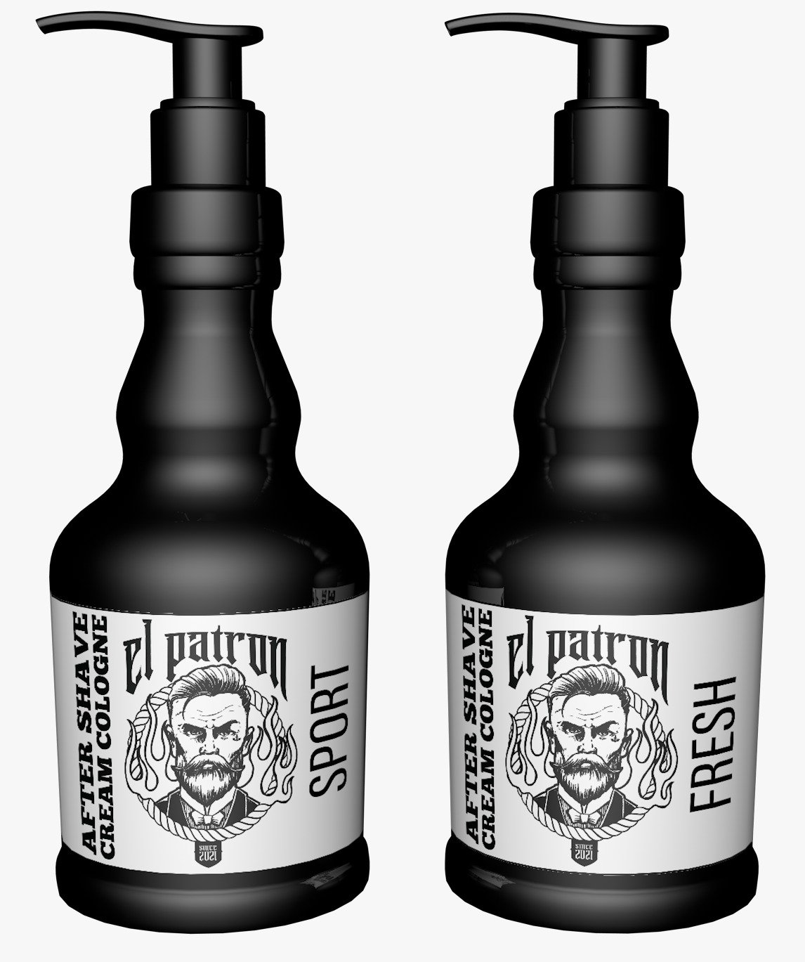 El Patron aftershave cream cologne assortiment