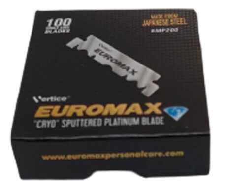 Euromax Cry sputtered platinum blade scheermesjes