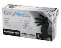 core med handshoenen nitrilr black L